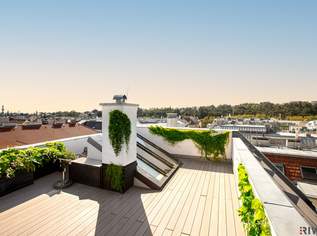 Traumblick mit rund 45m² Dachterrasse I Ruhelage I Klimaanlage I DG-Maisonette I Nähe Obkirchermarkt, Sievering und Grinzing, 1199000 €, Immobilien-Wohnungen in 1190 Döbling