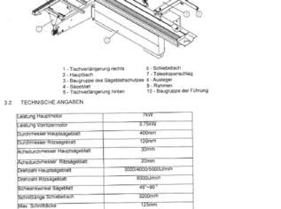 Formatkreissäge Winter A45 - 3200 CNC Deluxe