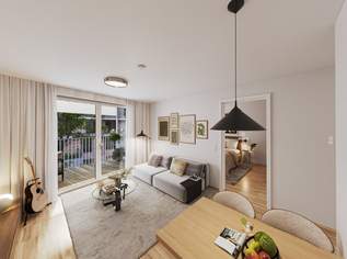 VILLAGE IM DRITTEN | PROVISIONSFREI | 3-Zimmer Wohnung mit großzügigem Balkon, 519000 €, Immobilien-Wohnungen in 1030 Landstraße