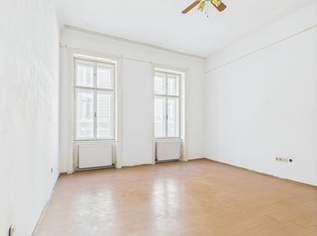 Schnäppchen: 3-Zimmer-Altbauwhg. in sanierungsbedürftigem Zustand im 9. Bezirk, 399000 €, Immobilien-Wohnungen in 1090 Alsergrund
