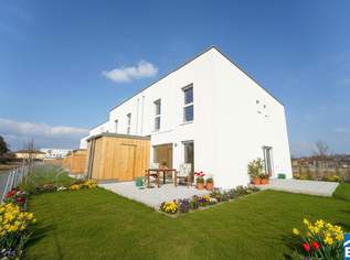 Familienglück im Grünen – nachhaltige Reihenhäuser am Kanal, 1450 €, Immobilien-Häuser in Niederösterreich