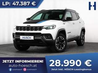 Compass Trailhawk 4xe 240 LEDER MEGAPREIS ++, 29990 €, Auto & Fahrrad-Autos in 2512 Katastralgemeinde Tribuswinkel
