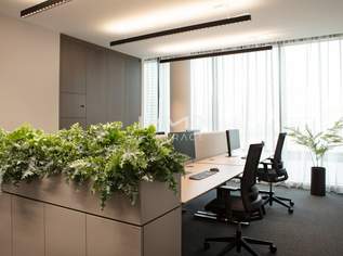 NEU: Premium Büro im Marina Tower - 110 m², möbliert, 2927.6 €, Immobilien-Gewerbeobjekte in 1020 Leopoldstadt