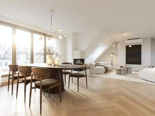 LOFTARTIGES PENTHOUSE FÜR ANSPRUCHSVOLLE - NACHHALTIGES WOHNEN MIT WEITBLICK, 1749000 €, Immobilien-Wohnungen in 1170 Hernals