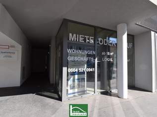 Begehrte Geschäftsfläche ideal nutzbar als Praxis/Ordination/Gastronomie/Einzelhandel in Toplage mit Schaufenster auf Hauptstraße, 670000 €, Immobilien-Gewerbeobjekte in 1220 Donaustadt