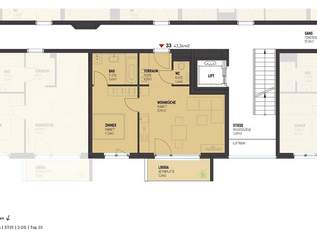 2-Zimmer-Wohnung Neubau mit 5,26m² Loggia Außenfläche und Kellerabteil mit Bahnhof Floridsdorf in Gehweite /LS84 Top 33, 769 €, Immobilien-Wohnungen in 1210 Floridsdorf