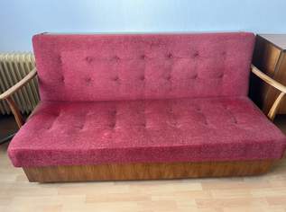 Couch mit Bettfunktion inkl Polstersessel