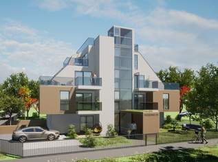 Mit dem Aufzug direkt in die Dachterrassenwohnung - Erstbezug nähe Mühlwasser, 1300000 €, Immobilien-Wohnungen in 1220 Donaustadt