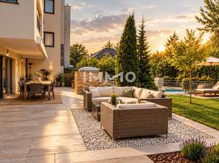 Verkaufsrarität I Priv.Pool I 330m² Priv.Garten I 80m² und 14m² Terrassen I Neubau 2009 I 5 Zimmer I Tiefgaragenplatz im Eigentum, 0 €, Immobilien-Wohnungen in 1130 Hietzing