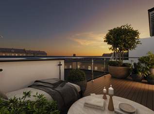 Exklusive 4-Zimmer-Dachgeschosswohnung mit Terrasse | Erstbezug in Wien 1030, 1871000 €, Immobilien-Wohnungen in 1030 Landstraße