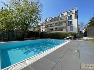 Moderne 3-Zimmer-Mietwohnung mit Balkon, Kühlfunktion, beheiztem Pool & Tiefgarage, 2000 €, Immobilien-Wohnungen in 1190 Döbling