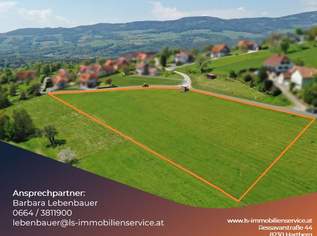 Wohnen am Pöllauberg! Bauplätze in bester Lage mit Aussicht und Lebensqualität!, 51650 €, Immobilien-Grund und Boden in 8225 Pöllau