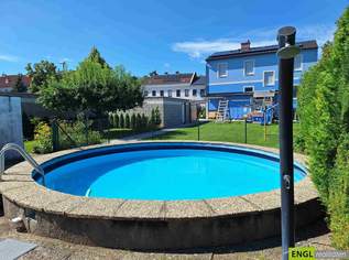 Familien-Idylle mit Pool und nachhaltiger Energieversorgung, 579000 €, Immobilien-Häuser in 2440 Gemeinde Gramatneusiedl Familien-Idylle mit Pool und nachhaltiger Energieversorgung, 579000 €, Immobilien-Häuser in 2440 Gemeinde Gramatneusiedl