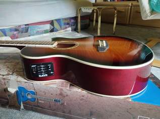 Akustik-/E-Gitarre Ashton SL29CEQTSB – Neu & unbenutzt