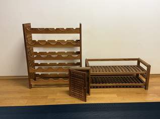 Komlettes Set aus Holz / Weinregal - Schuhegal - Schlüsselkasten, 85 €, Haus, Bau, Garten-Geschirr & Deko in 9400 Wolfsberg Komlettes Set aus Holz / Weinregal - Schuhegal - Schlüsselkasten, 85 €, Haus, Bau, Garten-Geschirr & Deko in 9400 Wolfsberg
