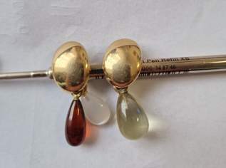 Ohrstecker Gold mit variablen  Anhängern, 1100 €, Kleidung & Schmuck-Accessoires, Uhren, Schmuck in 2371 Gemeinde Hinterbrühl