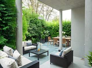 Einziehen und wohlfühlen! Moderne 2-Zimmerwohnung in Grün- und Ruhelage mit Terrasse und Eigengarten – Carport inklusive!, 212000 €, Immobilien-Wohnungen in 2483 Katastralgemeinde Ebreichsdorf