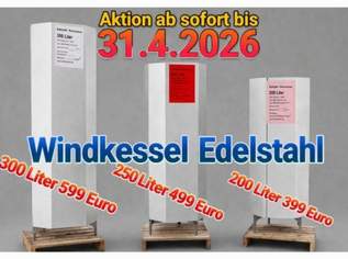 Windkessel Edelstahl-Windkessel 200/300 Liter, isoliert, 8Eckig mit Isolierung, 400 €, Haus, Bau, Garten-Hausbau & Werkzeug in 4722 Peuerbach