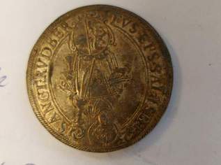 Selten Gegenstempel Graf Lodron Silber Münze 1. Taler Salzburg bisztum Alter 1623