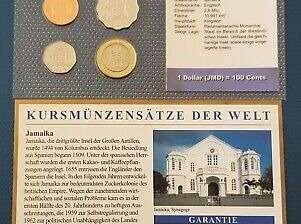 Kursmünzensatz JAMAIKA, 15 €, Marktplatz-Antiquitäten, Sammlerobjekte & Kunst in 2320 Rannersdorf