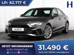 A4 35 TFSI 2x S-LINE 19er BLACK NAPPA VIRTUAL -48%, 32990 €, Auto & Fahrrad-Autos in 2512 Katastralgemeinde Tribuswinkel
