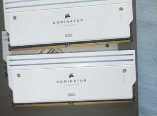 Corsair Dominator Titanium RGB weiß Ram 64 Gb mit Rechnung Und Garantie Corsair Dominator Titanium RGB weiß Ram 64 Gb mit Rechnung Und Garantie