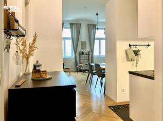 Helle, befristet vermietete Altbauwohnung mit Terrasse und Fernblick - Verkauf im digitalen Angebotsverfahren immo-live, 324900 €, Immobilien-Wohnungen in 1020 Leopoldstadt