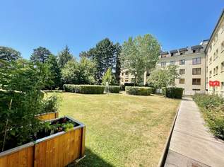 „Lainzer Platzl“ in Hietzing: Helle, ruhige, renovierte 3-Zimmer Neubau-Wohnung (BJ 1992) mit Grünblick und Tiefgaragenplatz, 399000 €, Immobilien-Wohnungen in 1130 Hietzing