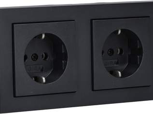 Doppel schwarze Steckdosen mit Abdeckleiste NEU, 15 €, Marktplatz-Sammlungen & Haushaltsauflösungen in 1100 Favoriten