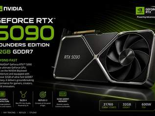  NVIDIA GeForce RTX 5090 Founders Edition FE 32GB, 890 €, Marktplatz-Computer, Handys & Software in 1050 Margareten