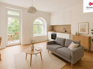 GürtelGarten – Modern wohnen, entspannt im Grünen“ Urbaner Rückzugsort mit eigener Freifläche, 428000 €, Immobilien-Wohnungen in 1070 Neubau