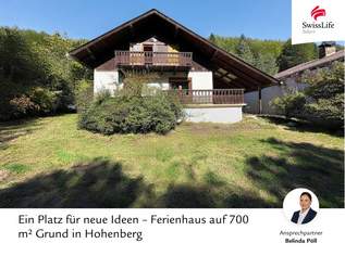 Ein Platz für neue Ideen – Ferienhaus auf 700 m² Grund in Hohenberg, 140000 €, Immobilien-Häuser in 3192 Gemeinde Hohenberg