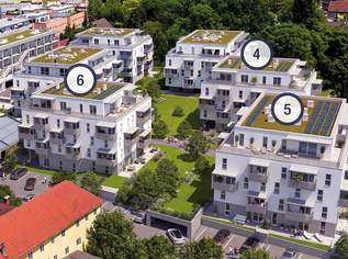 Neubauwohnung im Graumann-Park: Nachhaltig mit Kühlung, direkt im Zentrum, 282400 €, Immobilien-Wohnungen in 4050 Traun