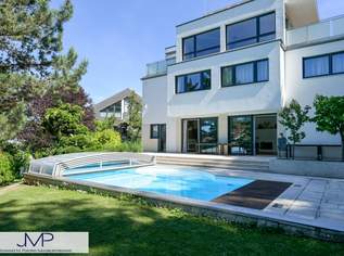 Modernes Wohnen am Lainzer Tiergarten – Geräumige Neubau-Villa mit Pool und Lift!, 3928000 €, Immobilien-Häuser in 1130 Hietzing