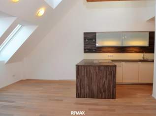 Moderne DG-Maisonette mit Terrasse und Fernblick, für individuelles Wohnen, 1450 €, Immobilien-Wohnungen in 1120 Meidling