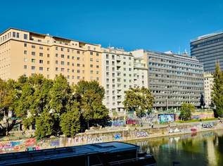 Exklusive 2-Zimmer-Residenz mit Balkon und Panoramablick über den Donaukanal, 399000 €, Immobilien-Wohnungen in 1020 Leopoldstadt