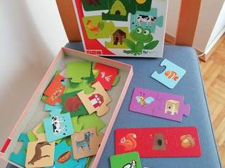 Lernspiel -Tiere und ihr zu Hause, 5 €, Kindersachen-Spielzeug in 4614 Marchtrenk