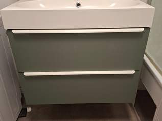 IKEA Waschbecken mit Unterschrank Grün, 150 €, Haus, Bau, Garten-Möbel & Sanitär in 1220 Donaustadt
