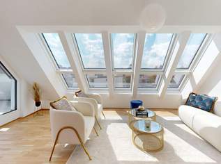 Exklusive 4-Zi-DG-Wohnung mit Terrasse, Erstbezug, 1130 Wien!, 1270000 €, Immobilien-Wohnungen in 1130 Hietzing