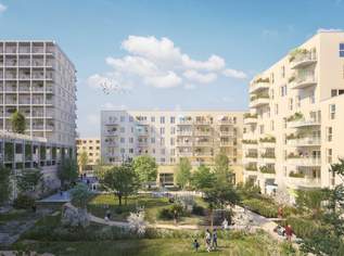 FREIHEIT KAUFEN, PIONIERE SEIN. Dein neuer Ort, dein neues Zuhause am Hausfeld!, 437400 €, Immobilien-Wohnungen in 1220 Donaustadt