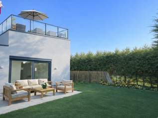 Moderne Doppelhaushälfte mit Garten, Balkon & Dachterrassen – Neubau in 1210 Wien - Belagsfertig !!, 849000 €, Immobilien-Häuser in 1210 Floridsdorf