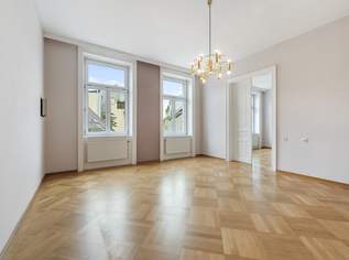 In Bestlage nahe Karmelitermarkt: Zentral begehbare Maisonette-Altbauwohnung in sehr gepflegtem Zustand und freiem Blick, 890000 €, Immobilien-Wohnungen in 1020 Leopoldstadt