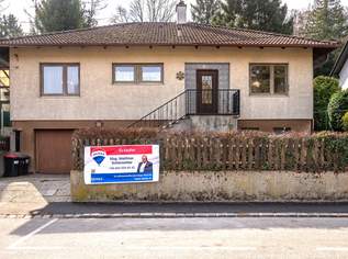 Neuer Preis: 4-Zimmer Bungalow mit Potential auf Eigengrund mit Garten und Garage in attraktiver Lage von Klosterneuburg, 649000 €, Immobilien-Häuser in 3400 Gemeinde Klosterneuburg