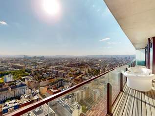 Traumhafte Wohnung im TrIIIple I 32ter Stock I Garage, 1790000 €, Immobilien-Wohnungen in 1030 Landstraße