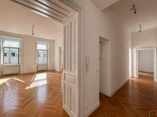Helle 4,5 Zimmer Altbauwohnung im 4. Stock - zentrumsnah hinter der Mariahilfer Straße, 1890 €, Immobilien-Wohnungen in 1060 Mariahilf