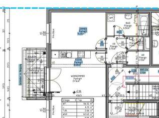 2-Zimmer-Wohnung Neubau inkl. Küche, Loggia, Balkon und Kellerabteil - Gehweite Kagraner Platz U1 /KP22 3-05, 1099.99 €, Immobilien-Wohnungen in 1220 Donaustadt