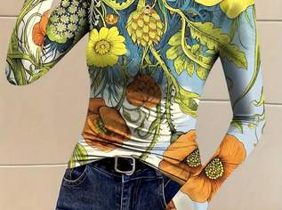 extravagantes schönes Langarmshirt, 18 €, Kleidung & Schmuck-Damenkleidung in 2514 Gemeinde Traiskirchen