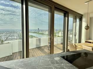 DANUBEFLATS - 45m2 Balkon inkl. Küche, Pool und Wellness Bereich - U1 vor der Türe! LUXUS LEBEN AM WASSER, 3600 €, Immobilien-Wohnungen in 1220 Donaustadt