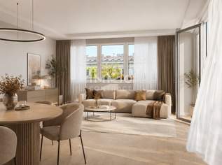 Hofseitige Dreizimmer-Wohnung im DG (Klimatisierung): Neubau-Erstbezug im hippen 16., 594500 €, Immobilien-Wohnungen in 1160 Ottakring