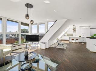 Exklusive Dachgeschoss-Maisonette mit 2 Terrassen & 360° Panoramablick, 1380000 €, Immobilien-Wohnungen in 1150 Rudolfsheim-Fünfhaus